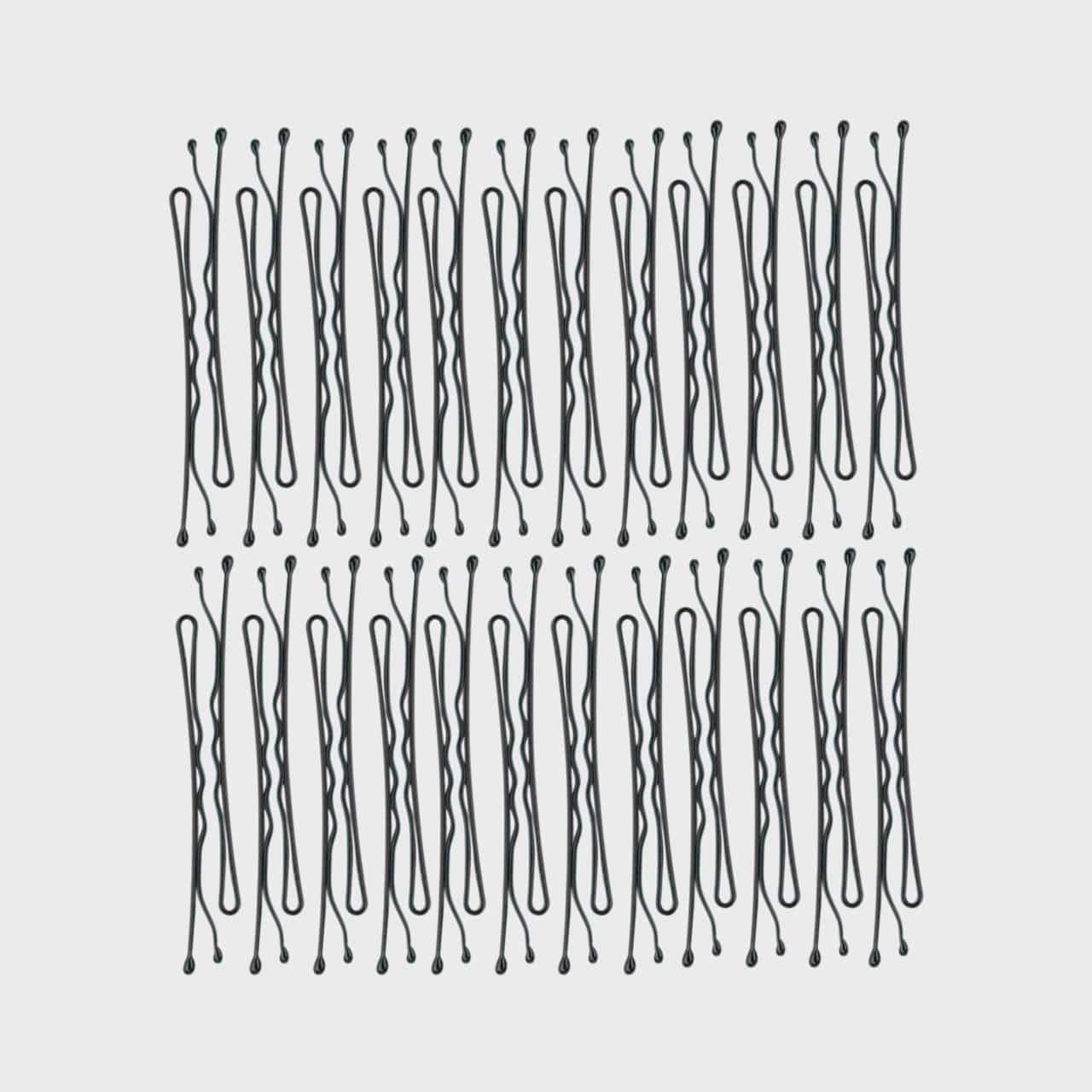 Black Bobby Pins 45pc Set