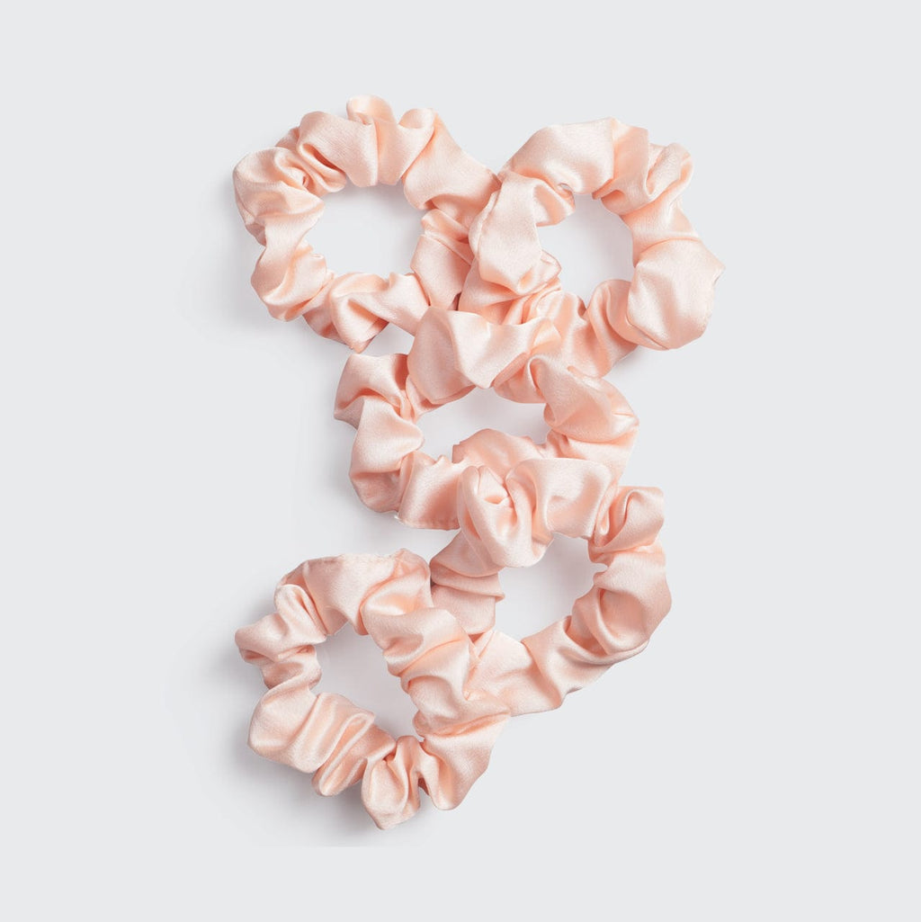 Satin Sleep Scrunchies - Blush