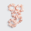 Satin Sleep Scrunchies - Blush