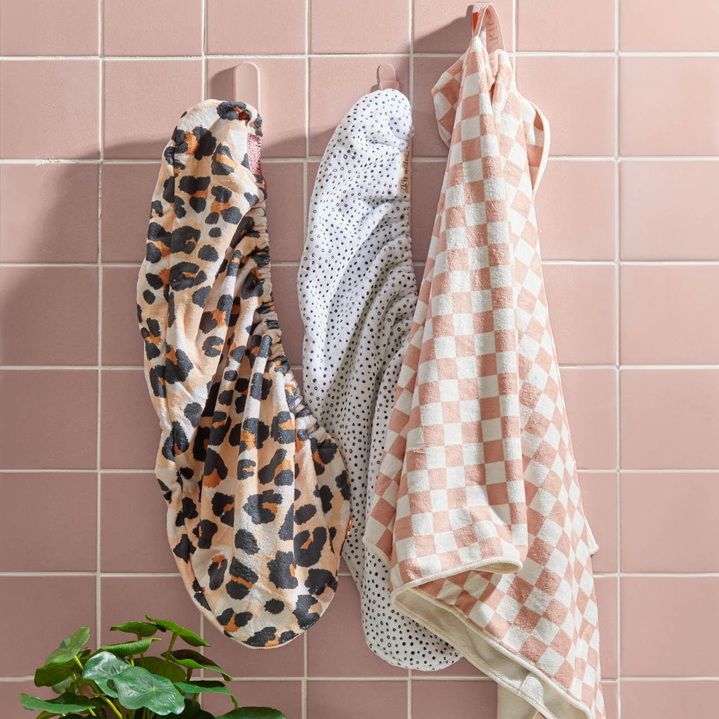Microfiber Hair Towel - Leopard