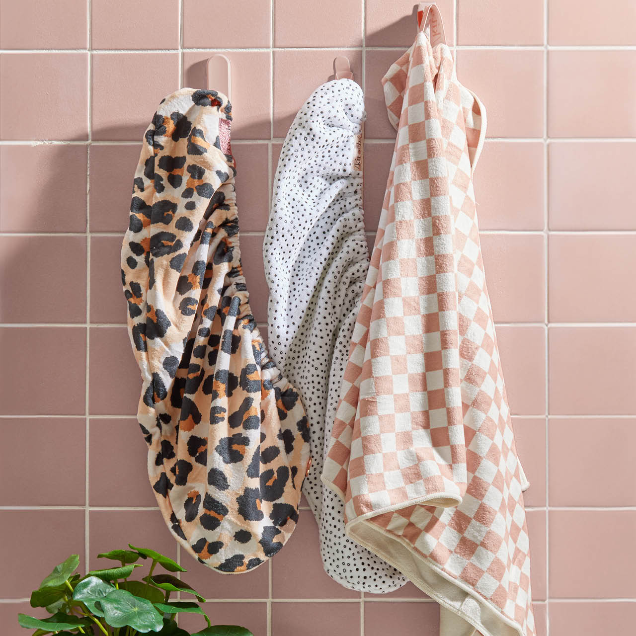 Microfiber Hair Towel - Leopard
