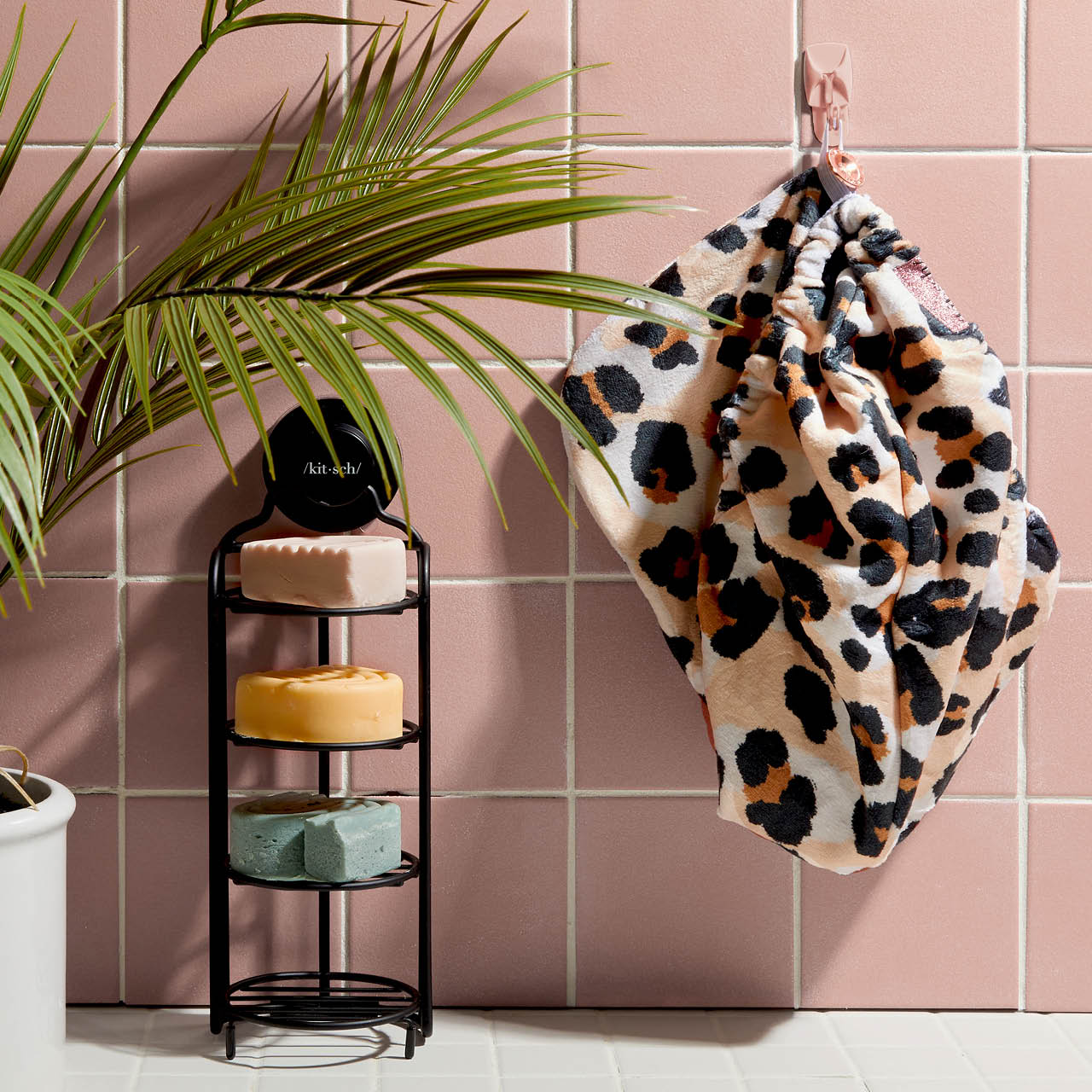 Microfiber Hair Towel - Leopard