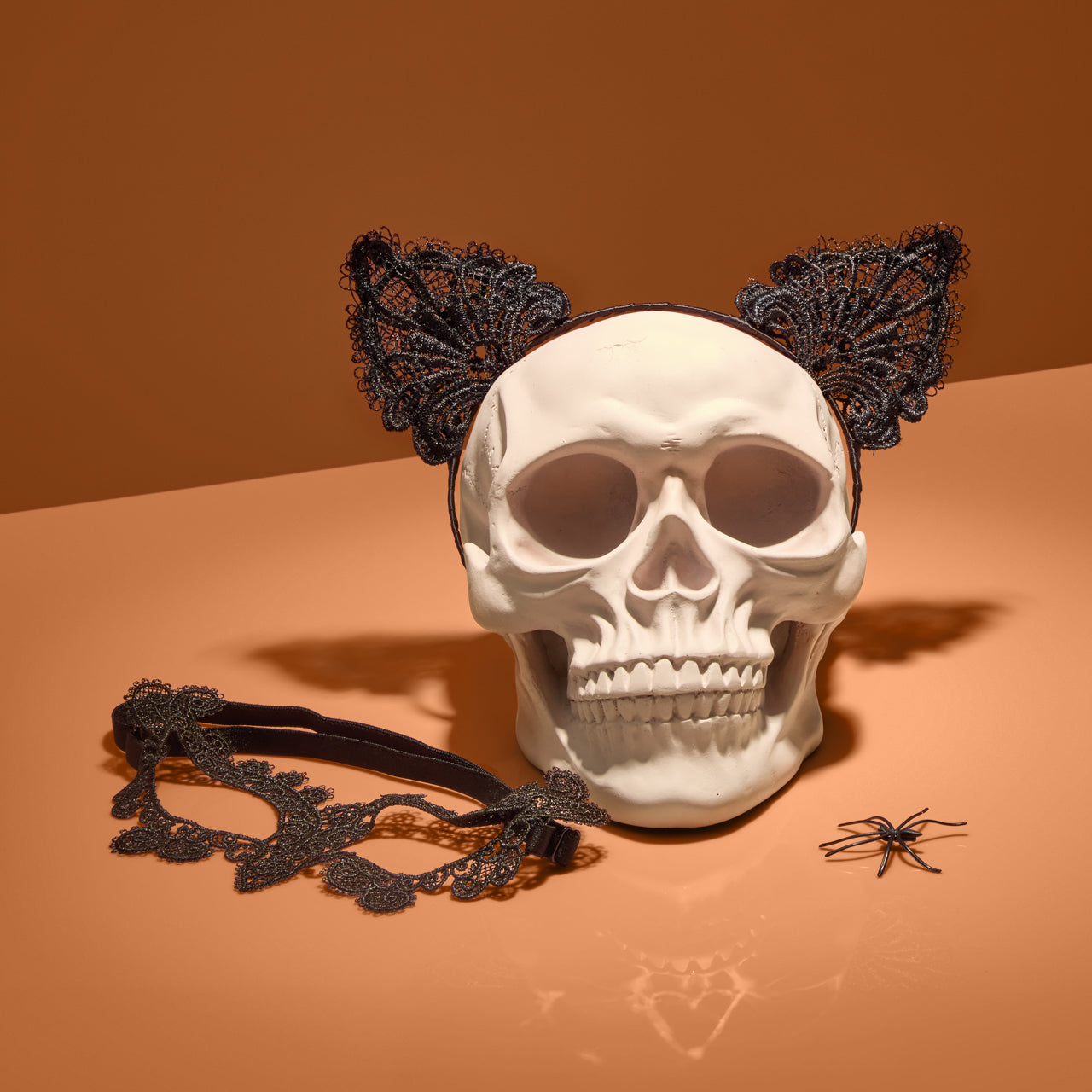 Black Cat Lace Headband &amp; Mask