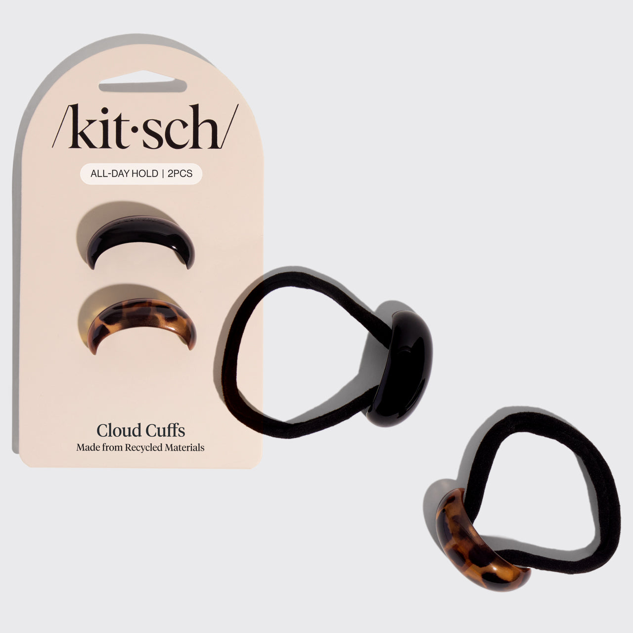 Black &amp; Tort Cloud Cuffs - Small