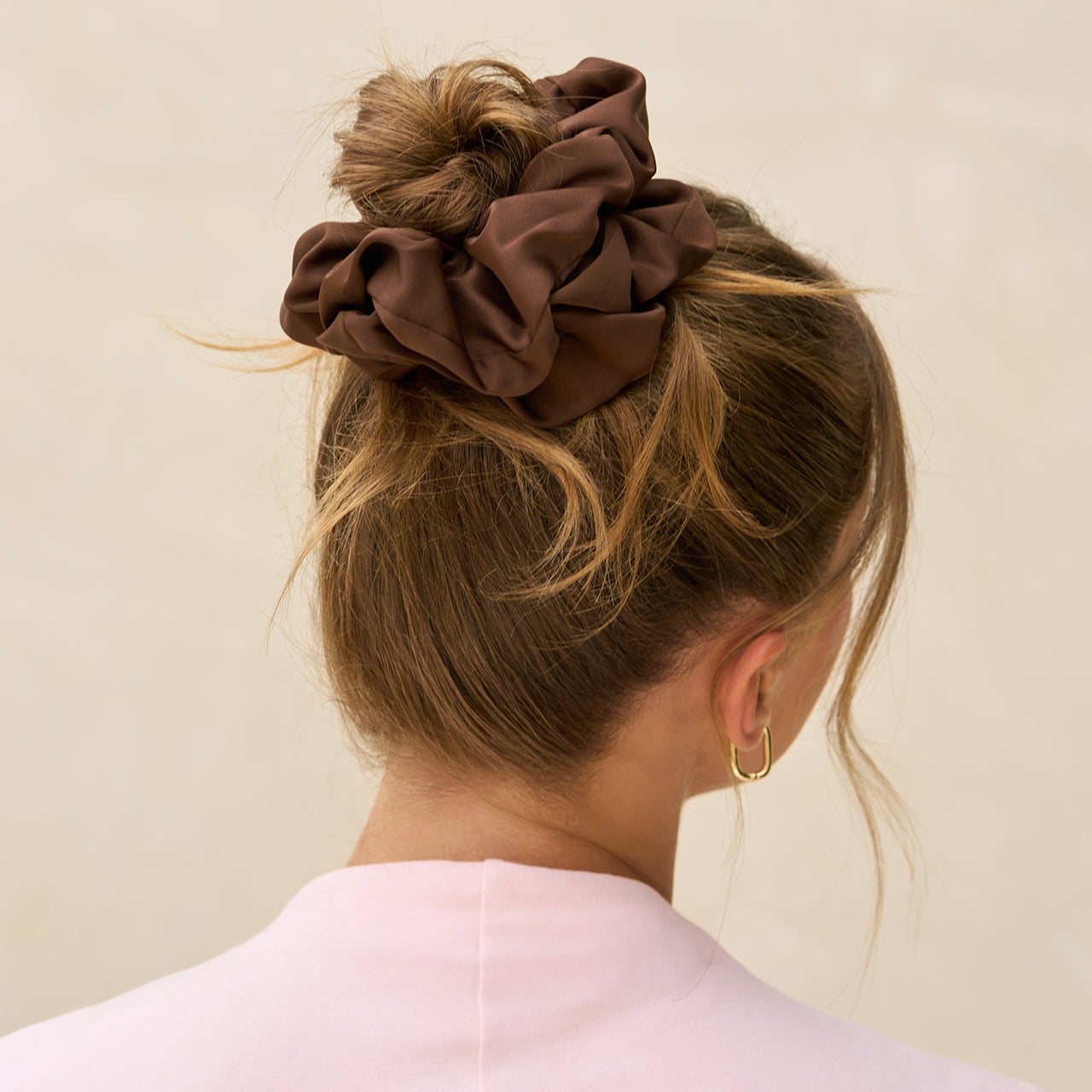 Black &amp; Chocolate Oversized Scrunchies