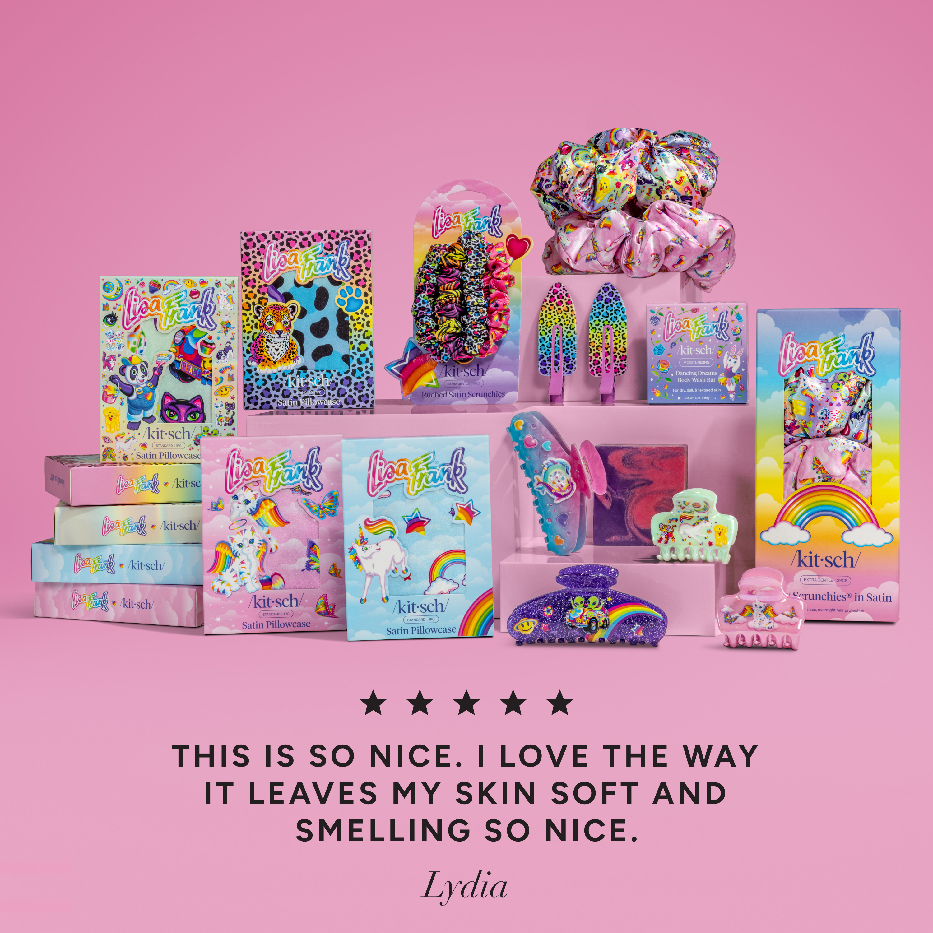 Lisa Frank x Kitsch Dancing Dreams Body Wash Bar