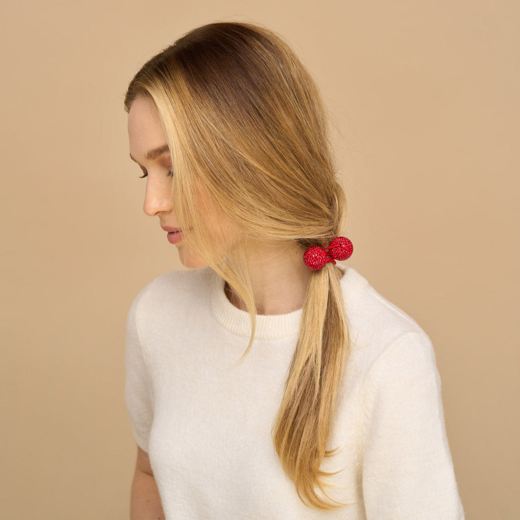 Red &amp; Pink Bubble Hair Ties