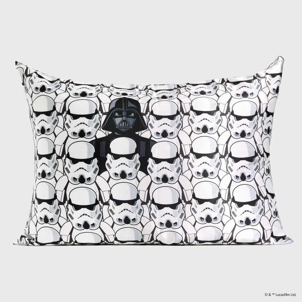 Star Wars™ &amp; Kitsch Satin Pillowcase in Darth Vader &amp; Stormtroopers