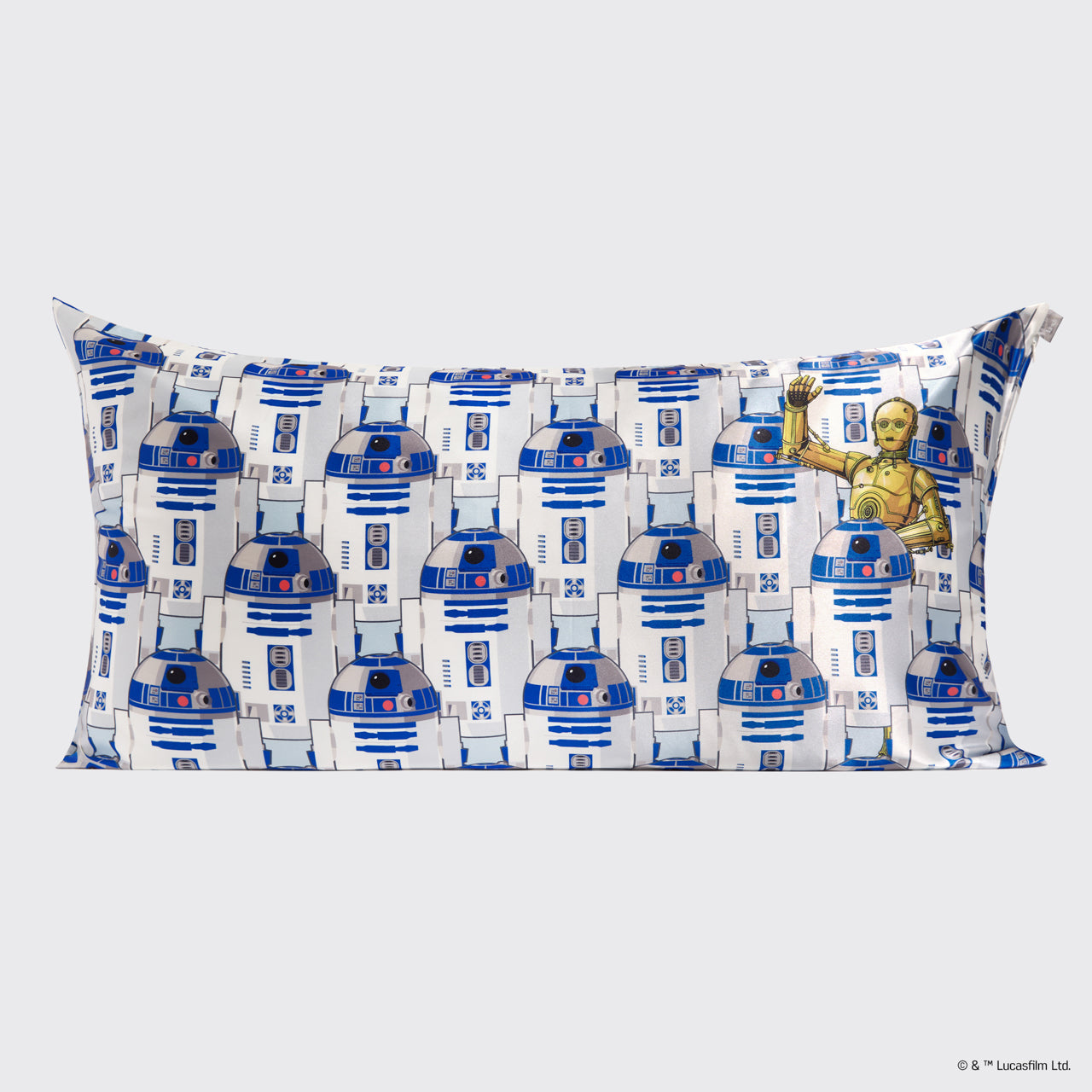 Star Wars™ &amp; Kitsch Satin Pillowcase in R2-D2 &amp; C-3PO 2 Pack - King