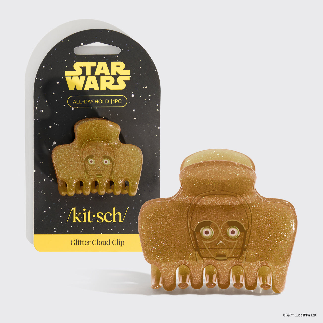 Star Wars™ &amp; Kitsch Glitter Cloud Clip in C-3PO