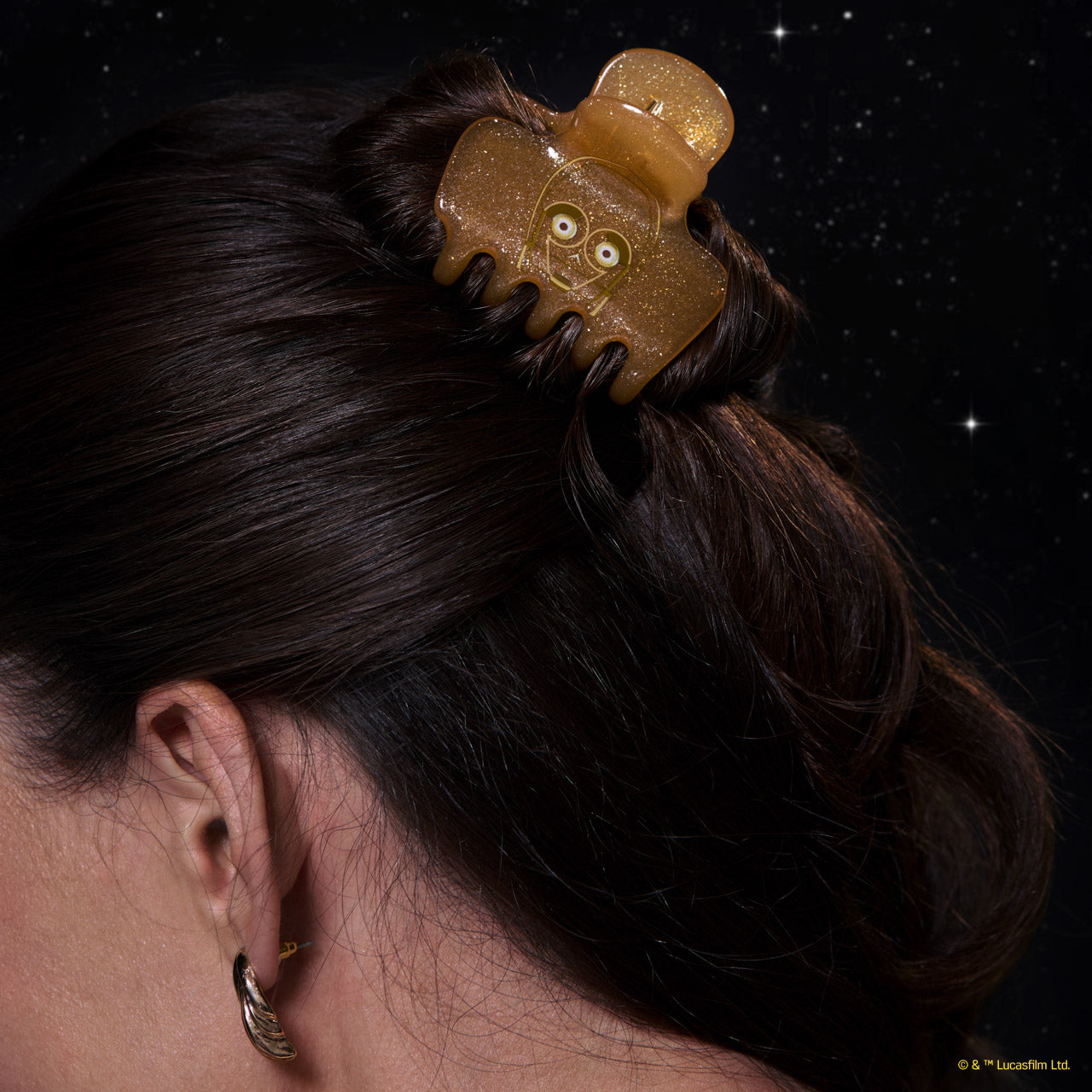 Star Wars™ &amp; Kitsch Glitter Cloud Clip in C-3PO