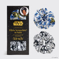 Star Wars™ &amp; Kitsch Pillow Scrunchies® in Satin - R2-D2 &amp; Stormtroopers