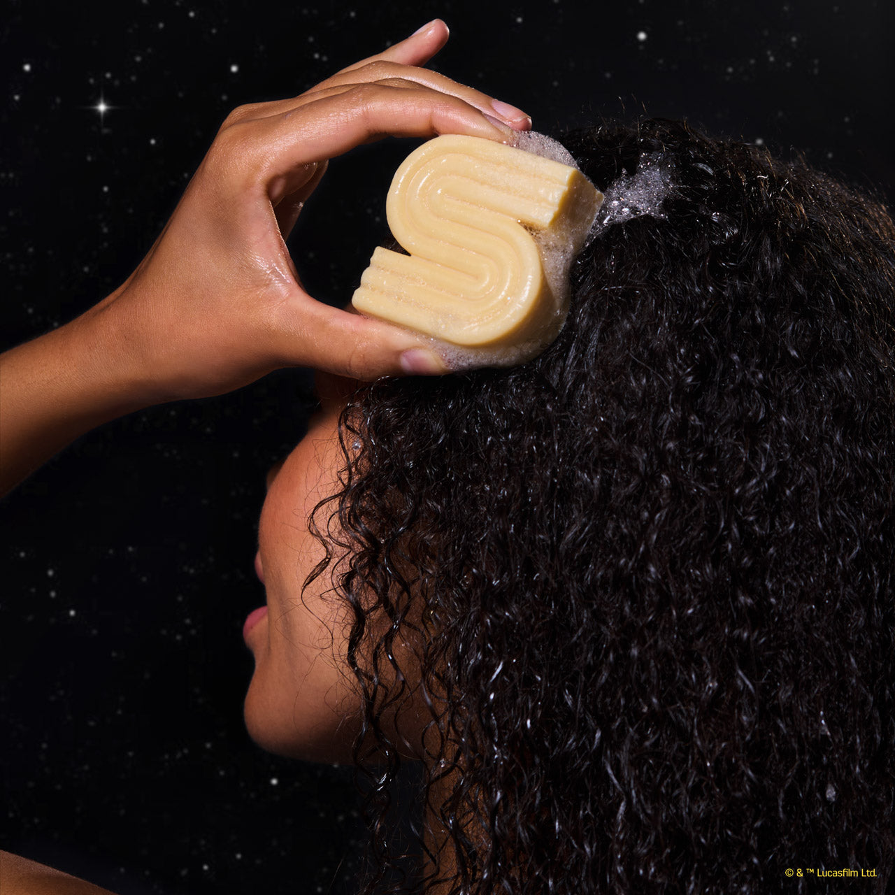 Star Wars™ &amp; Kitsch Rice Water Protein Strengthening Solid Shampoo - C-3PO