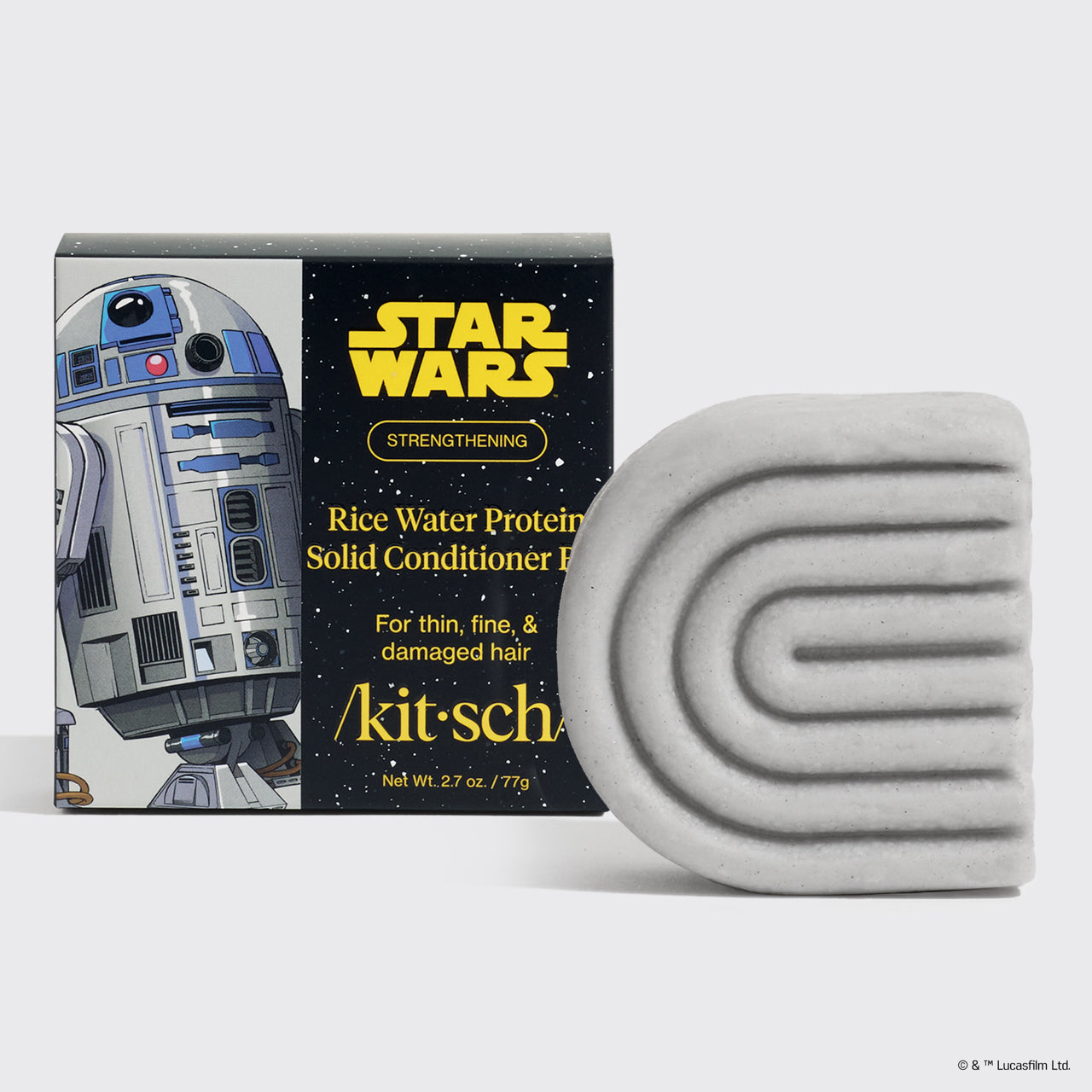 Star Wars™ &amp; Kitsch Rice Water Protein Strengthening Solid Conditioner - R2-D2