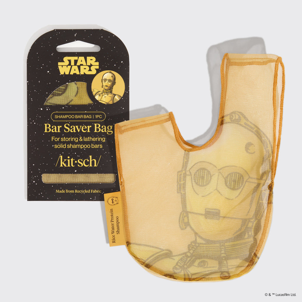 Star Wars™ &amp; Kitsch Shampoo Bar Saver Bag - C-3PO