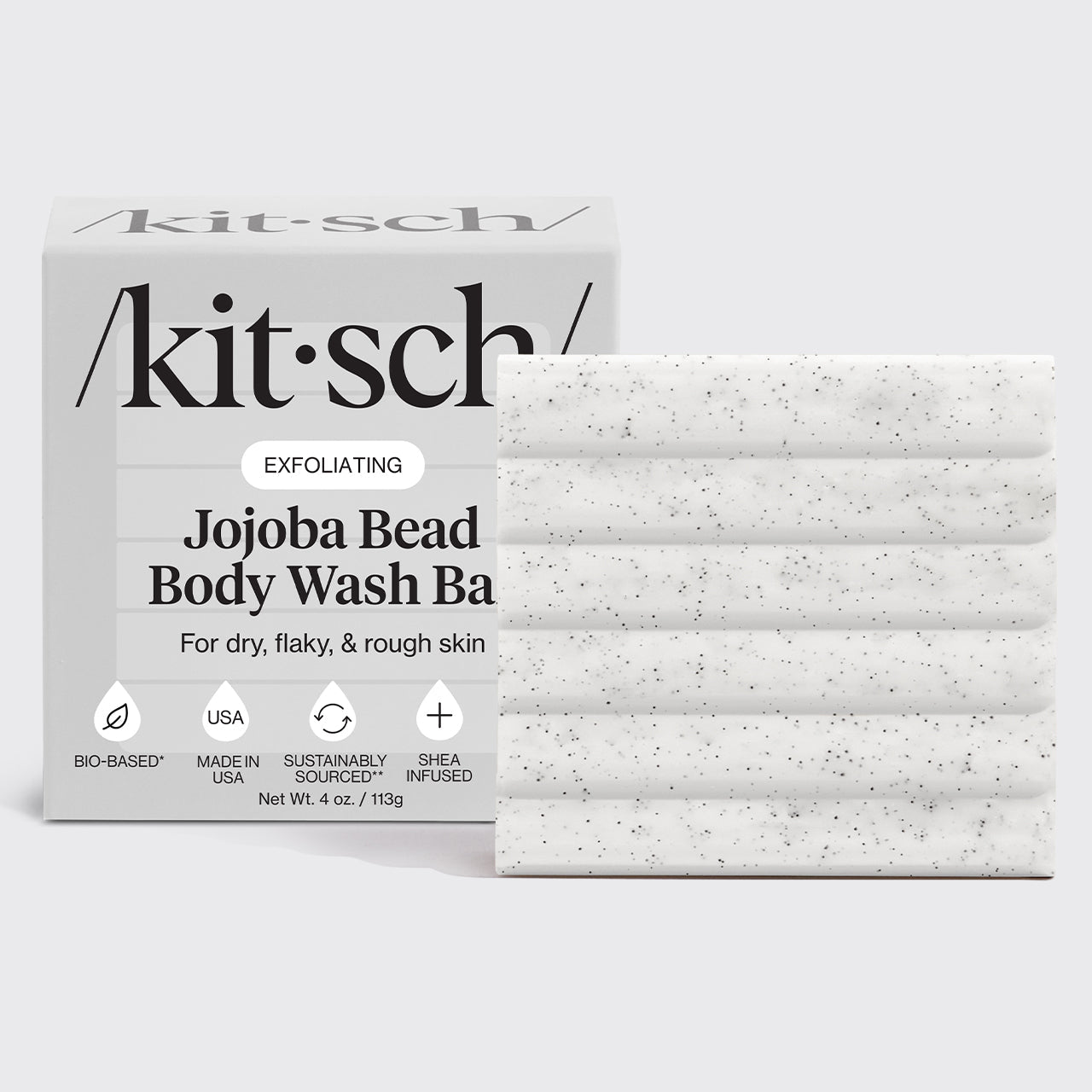 Jojoba Bead Exfoliating Body Wash Bar