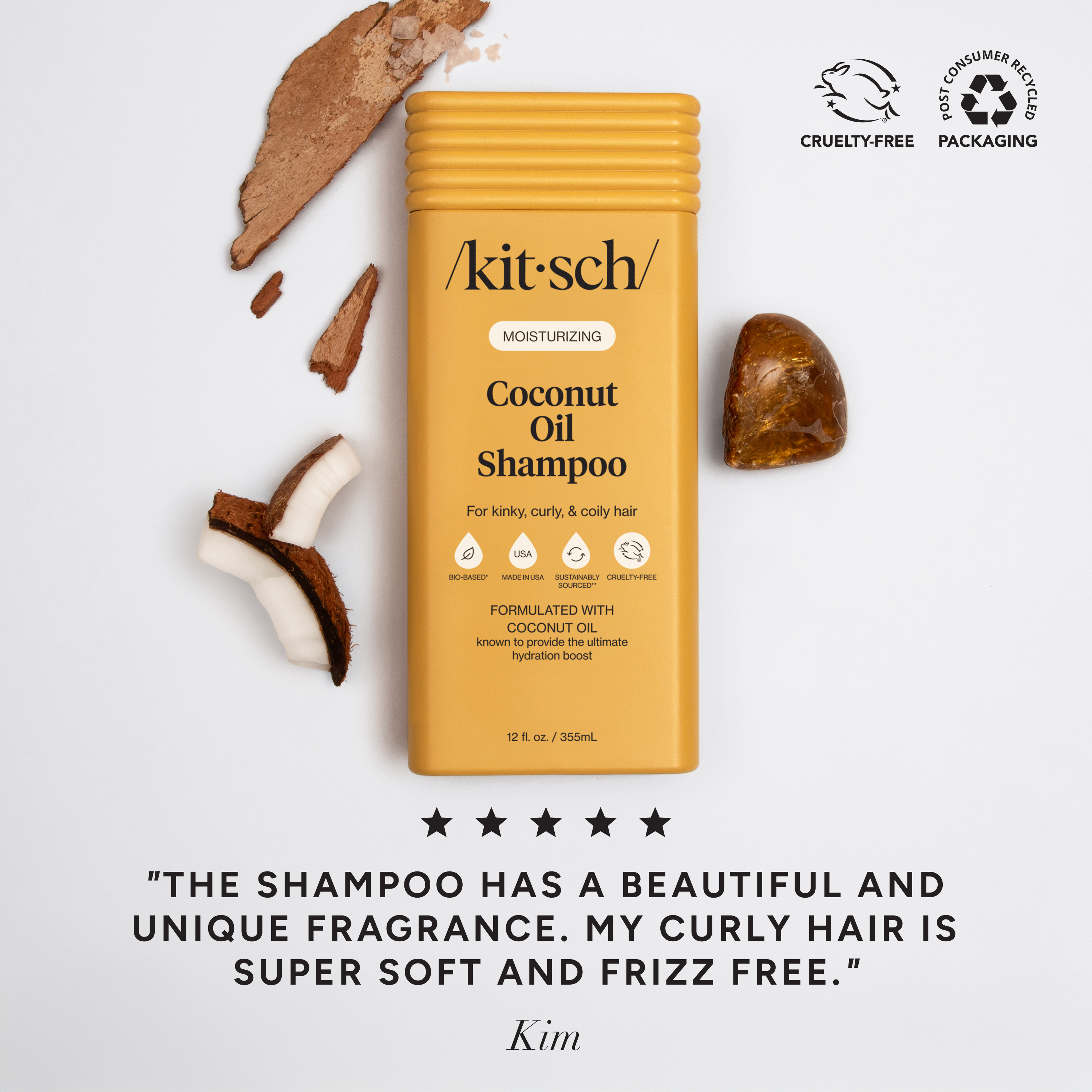 Coconut Oil Shampoo &amp; Conditioner Combo for Dry Damaged Hair