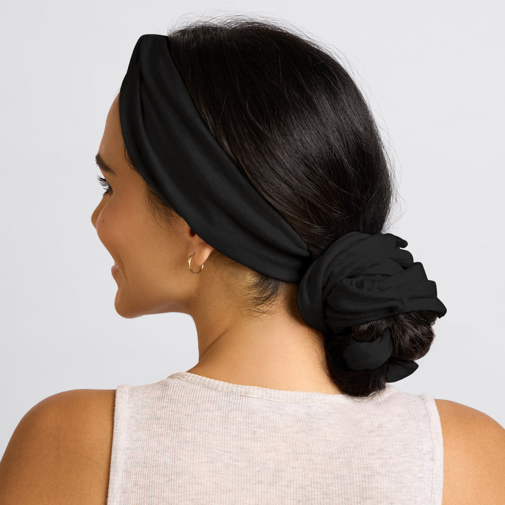 Black Set &amp; Flow Active Curling Headband