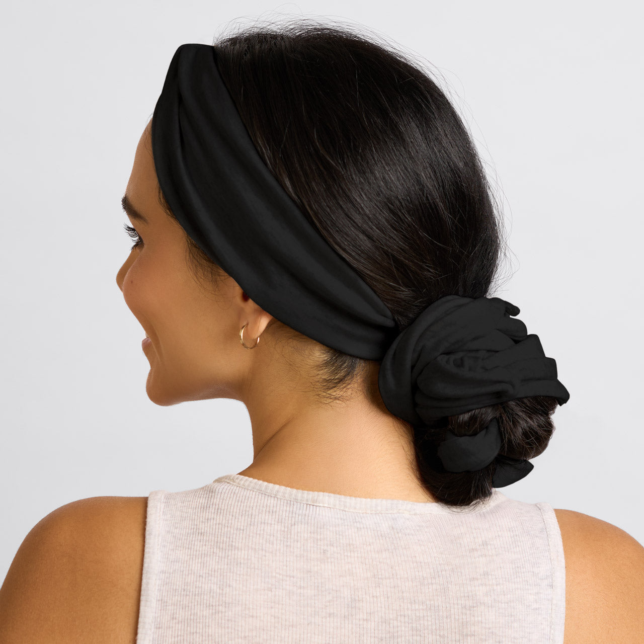 Black Set &amp; Flow Active Curling Headband