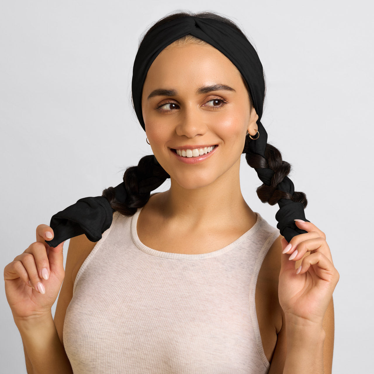 Black Set &amp; Flow Active Curling Headband