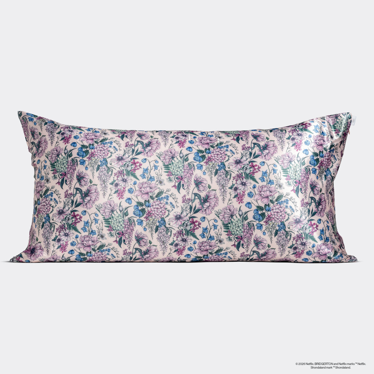 Bridgerton x Kitsch Satin Pillowcase in Wisteria 4 Pack - King