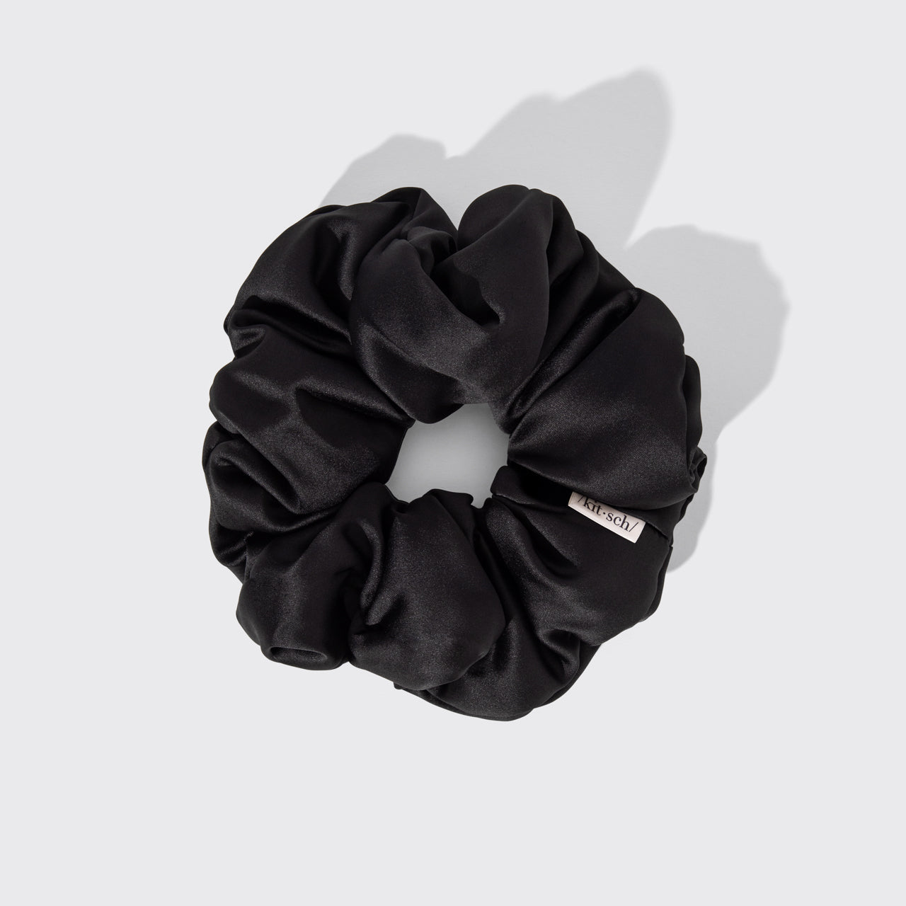 Black Satin Pillow Scrunchies® 4pc Set