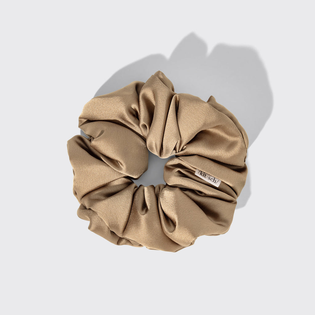 Black Satin Pillow Scrunchies® 4pc Set