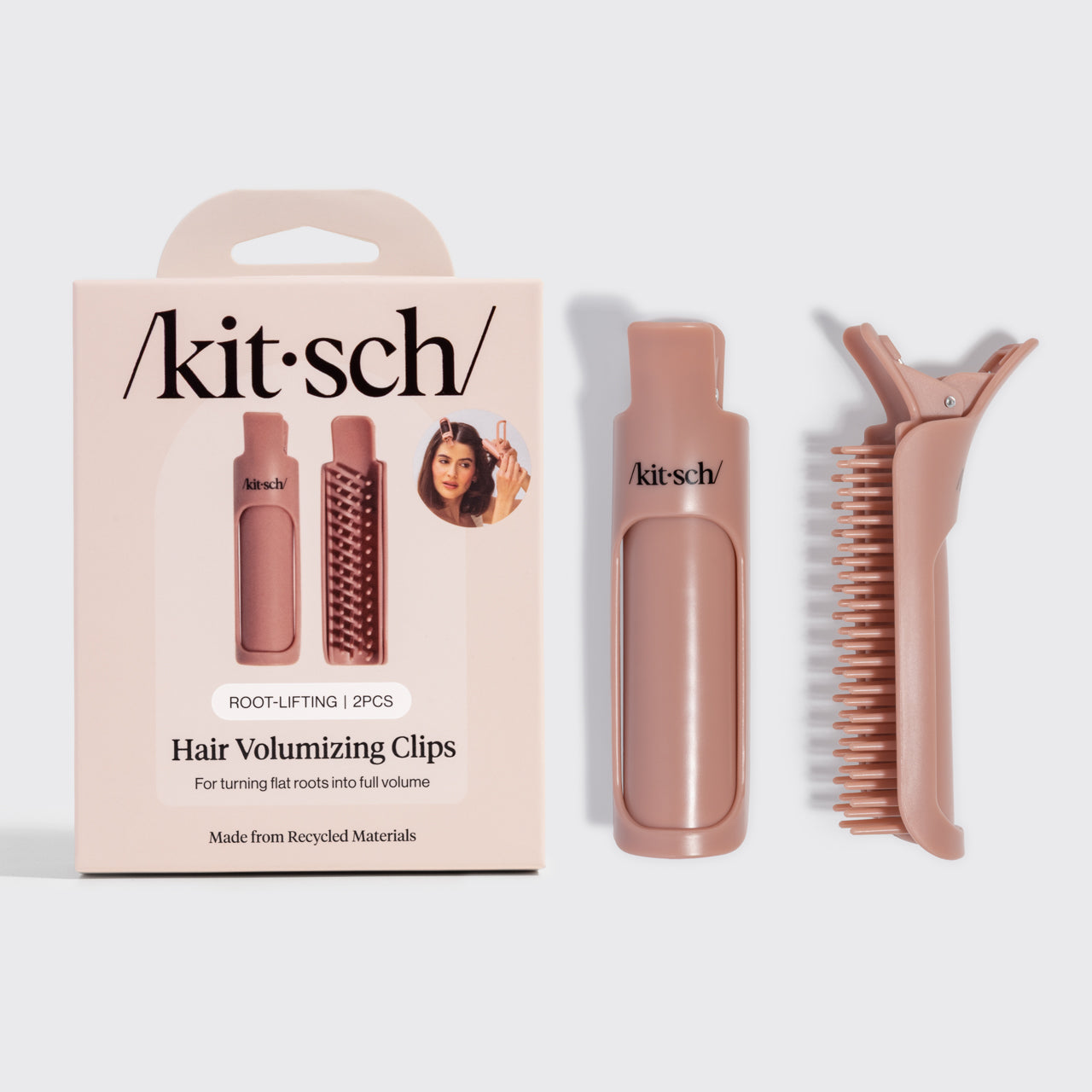 Hair Volumizing Clips in Terracotta