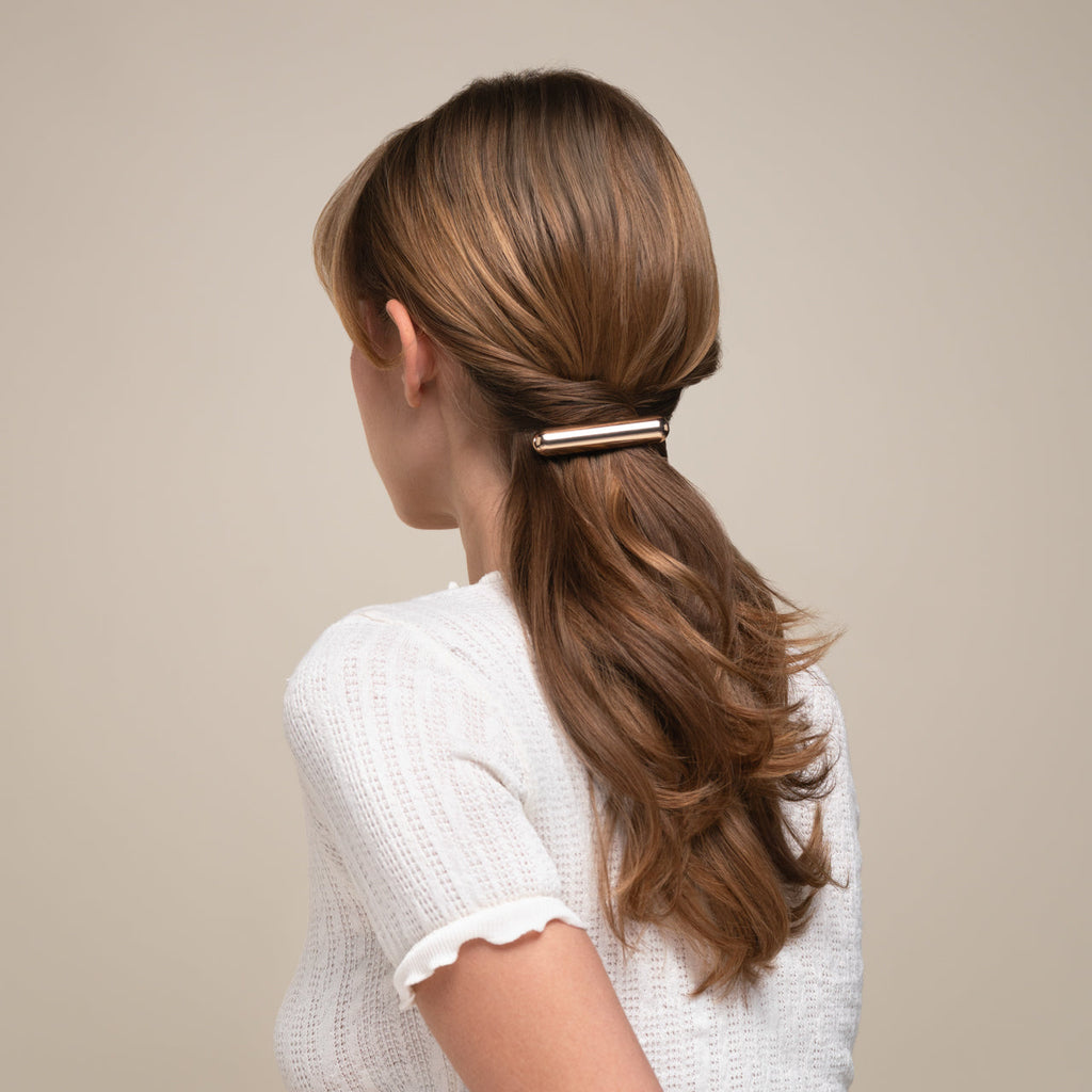 Gold Mini Metal French Hair Pin &amp; Clips Set