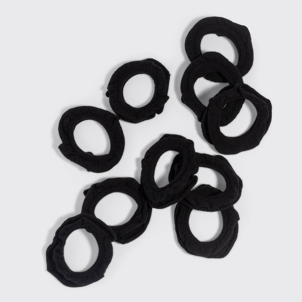 Black Petal Hair Elastics