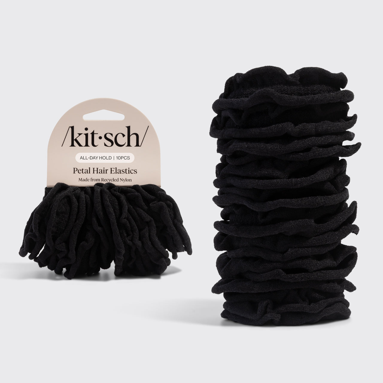 Black Petal Hair Elastics