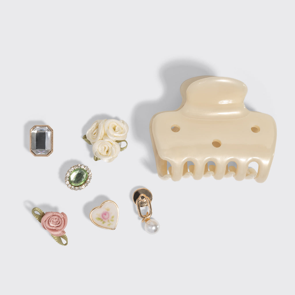 KitschPop™️ Cloud Clip &amp; Charms in Pearlized Cream