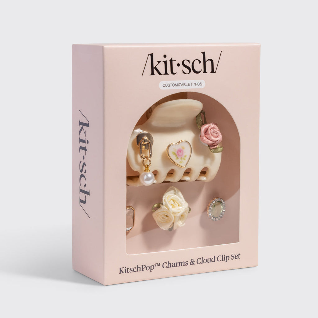 KitschPop™️ Cloud Clip &amp; Charms in Pearlized Cream
