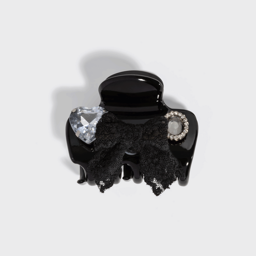 KitschPop™️ Cloud Clip &amp; Charms in Vintage Black