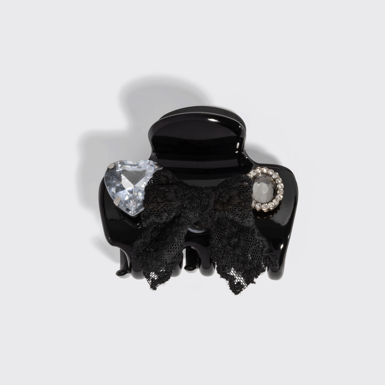 KitschPop™️ Cloud Clip &amp; Charms in Vintage Black