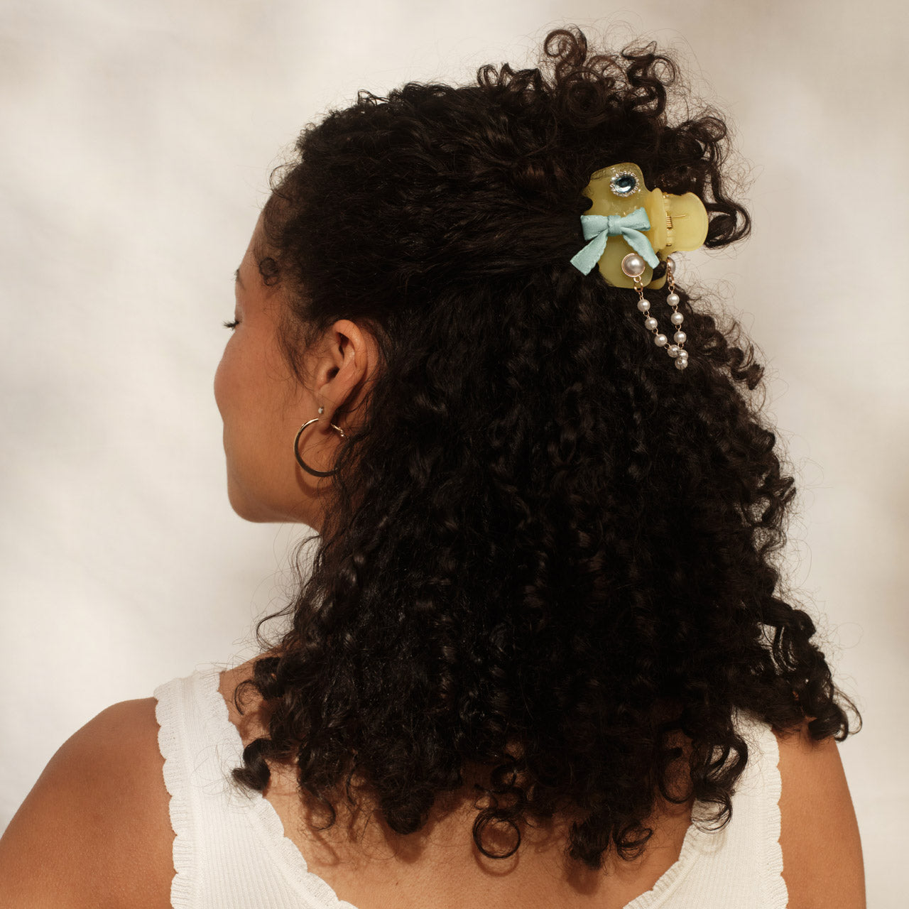 KitschPop™ Coastal Cottage Cloud Clip Set in Butter Yellow