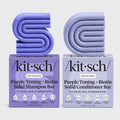 Purple Toning Shampoo &amp; Conditioner Bar Combo for Color-Treated &amp; Grey Hair