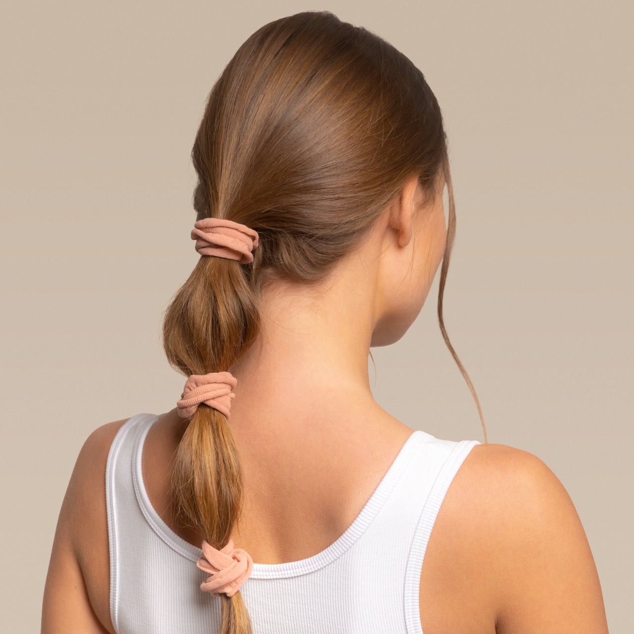 Blush Petal Hair Elastics
