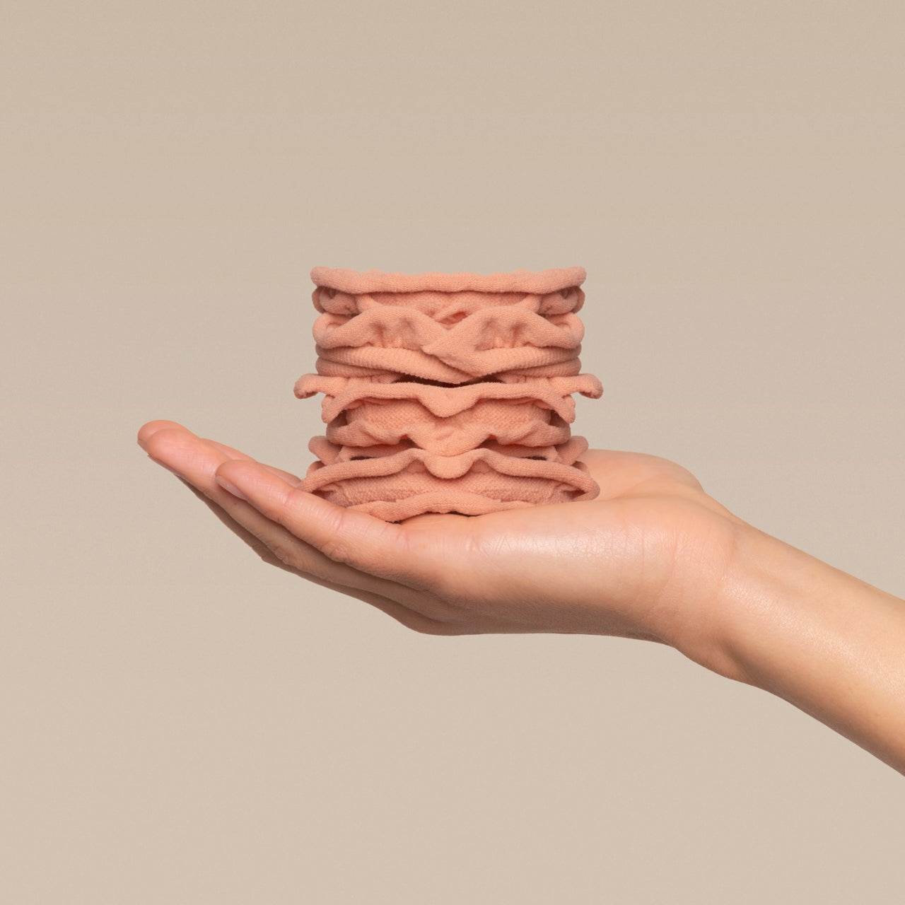 Blush Petal Hair Elastics