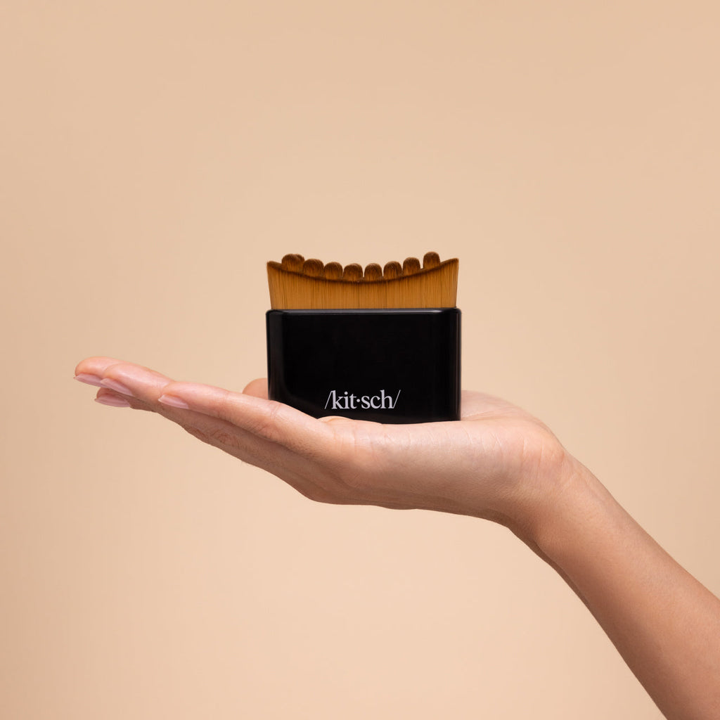 Black Lymphatic Contour Face Brush