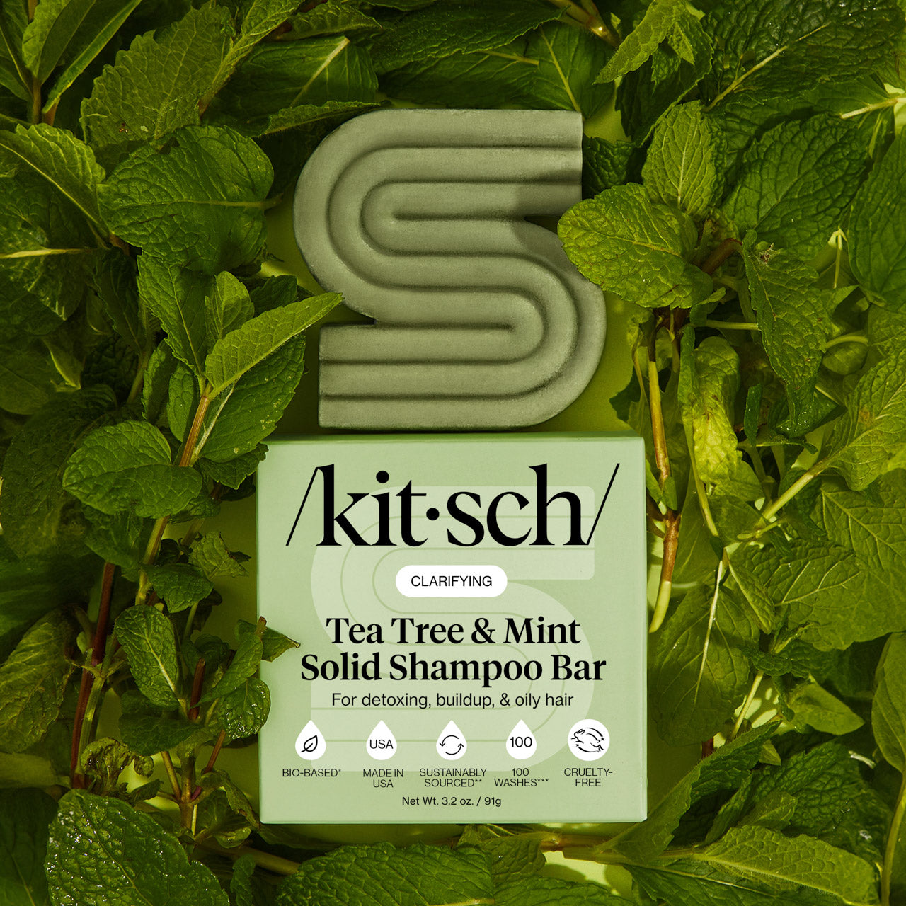 Tea Tree &amp; Mint Clarifying Shampoo Bar