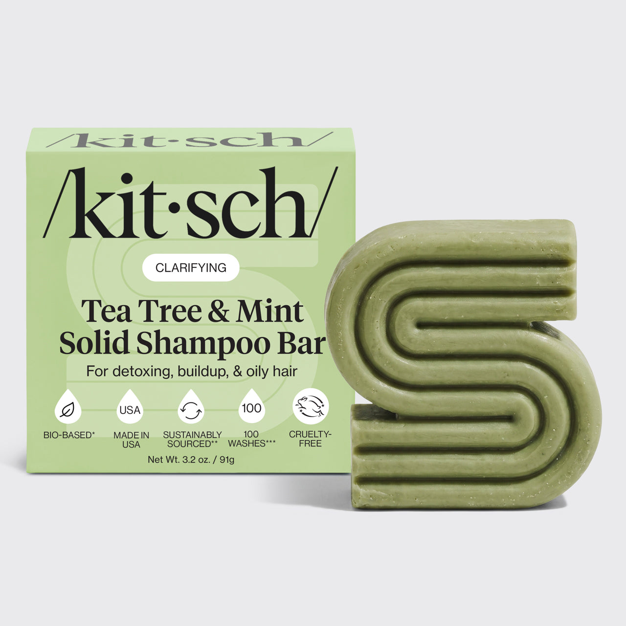 Tea Tree &amp; Mint Clarifying Shampoo Bar