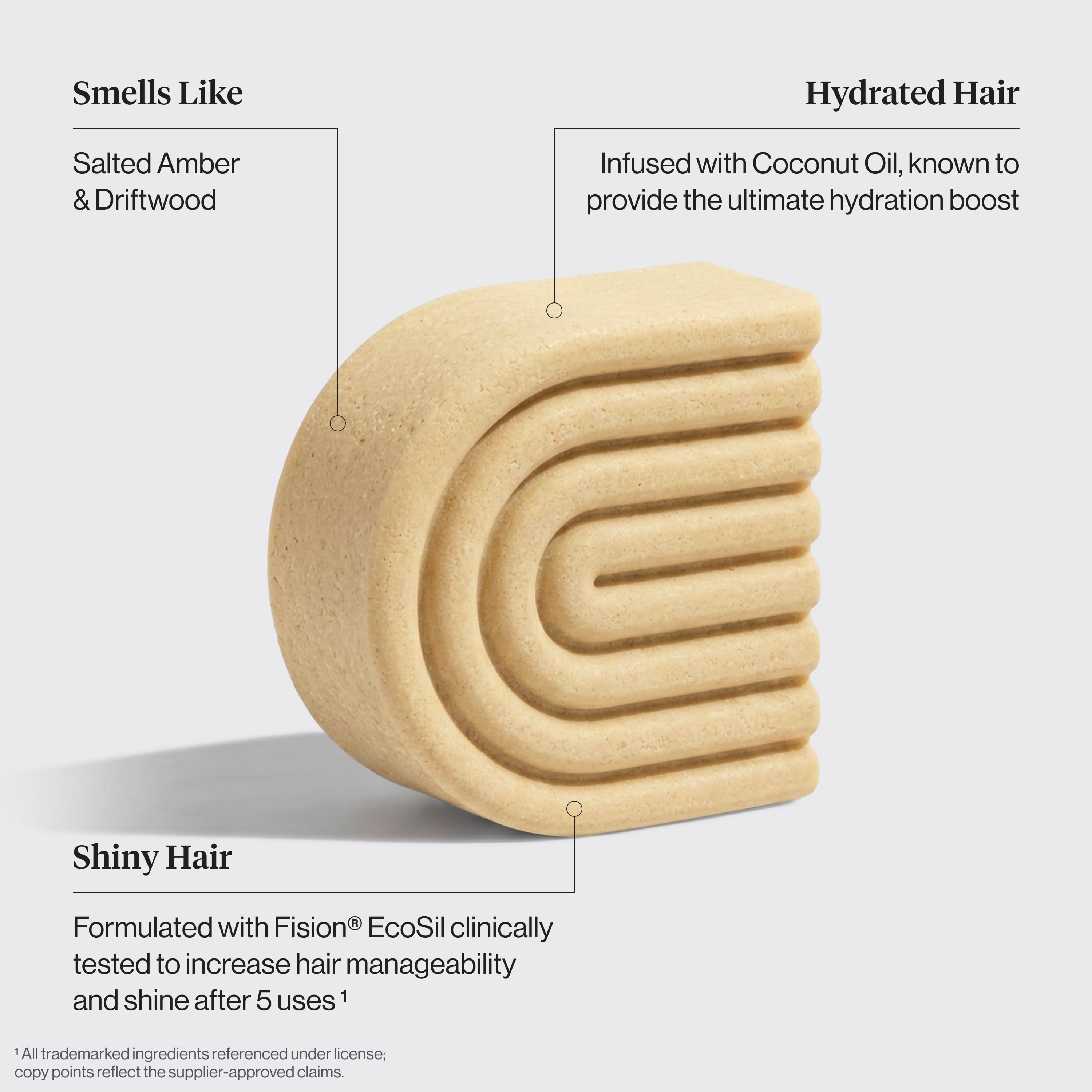Coconut Oil Shampoo &amp; Conditioner Bar Combo for Dry Damaged Hair