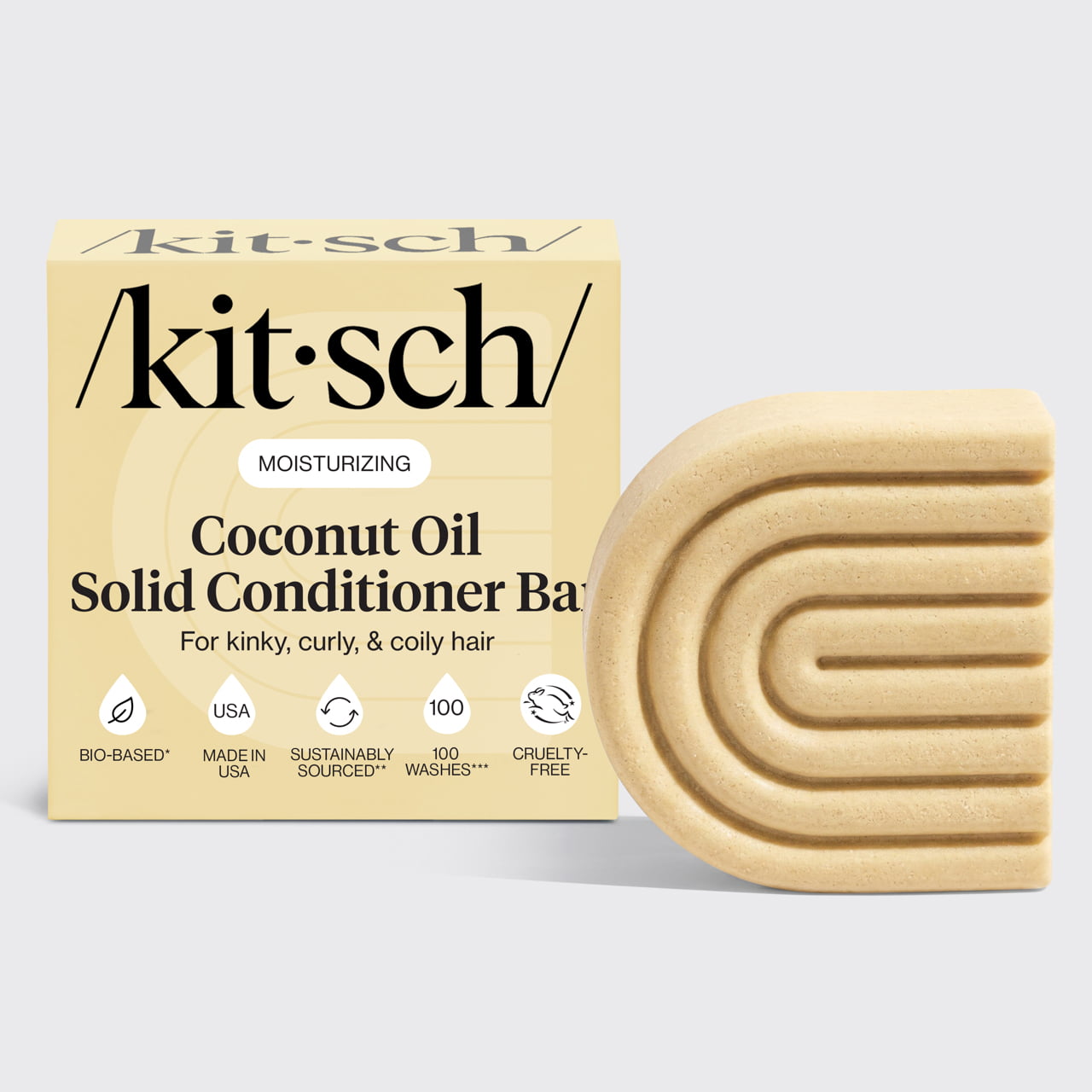 Coconut Oil Conditioner Bar for Dry Damaged Hair