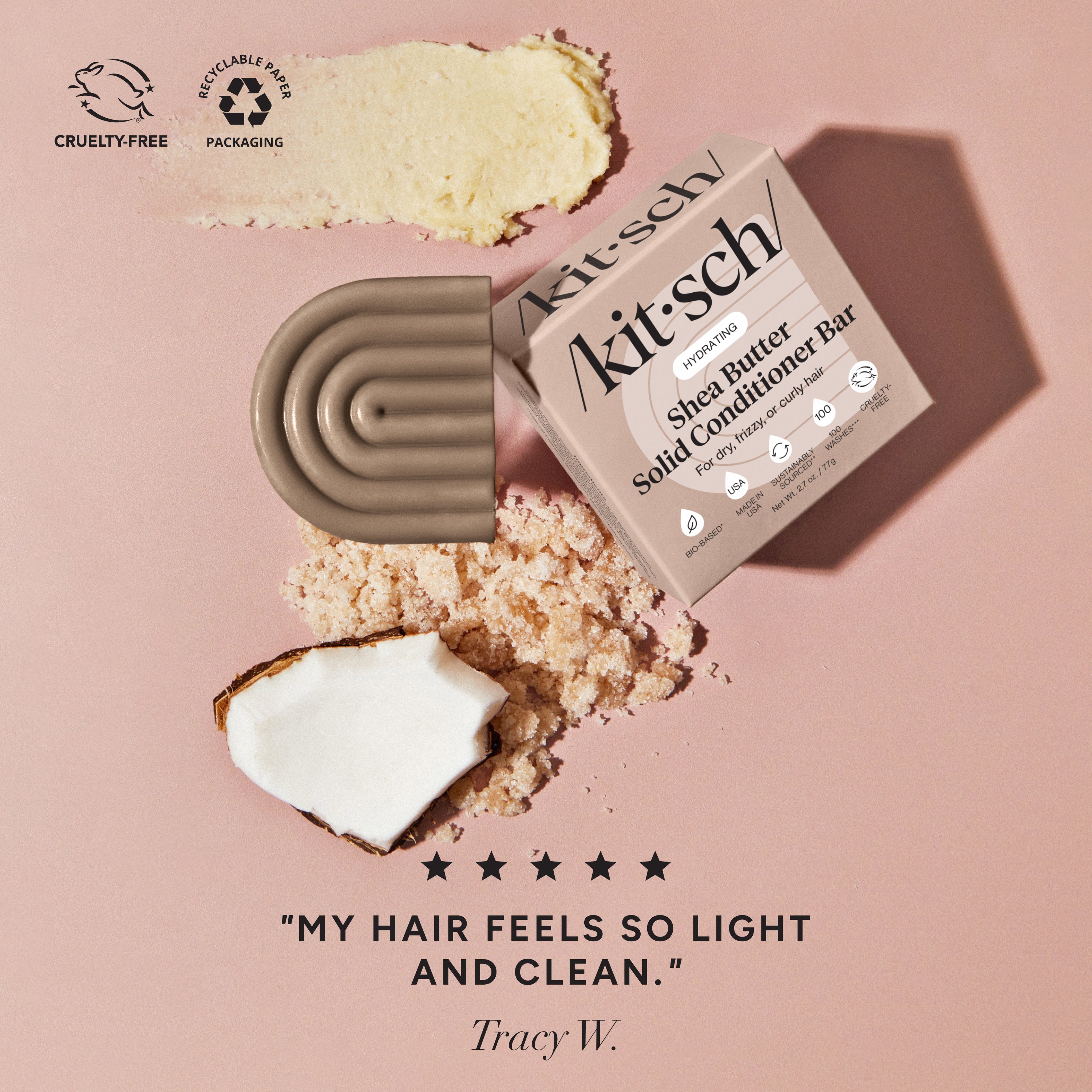 Shea Butter Hydrating Solid Conditioner Bar