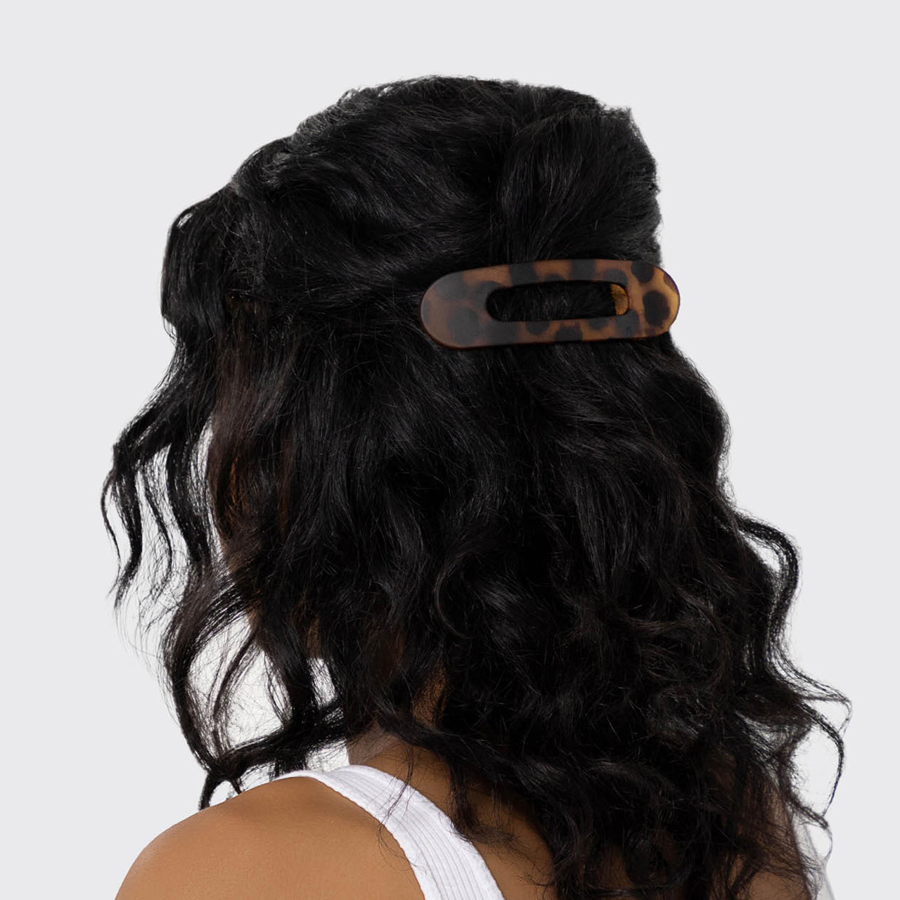 Black &amp; Tort Flat Lay Claw Clips 2pc Set