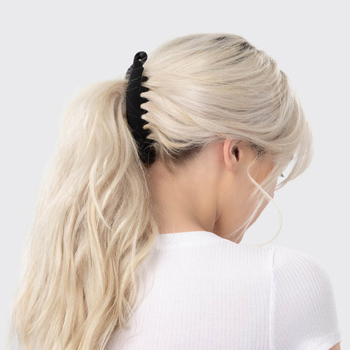 Banana Clip 2pc- Black &amp; Tort