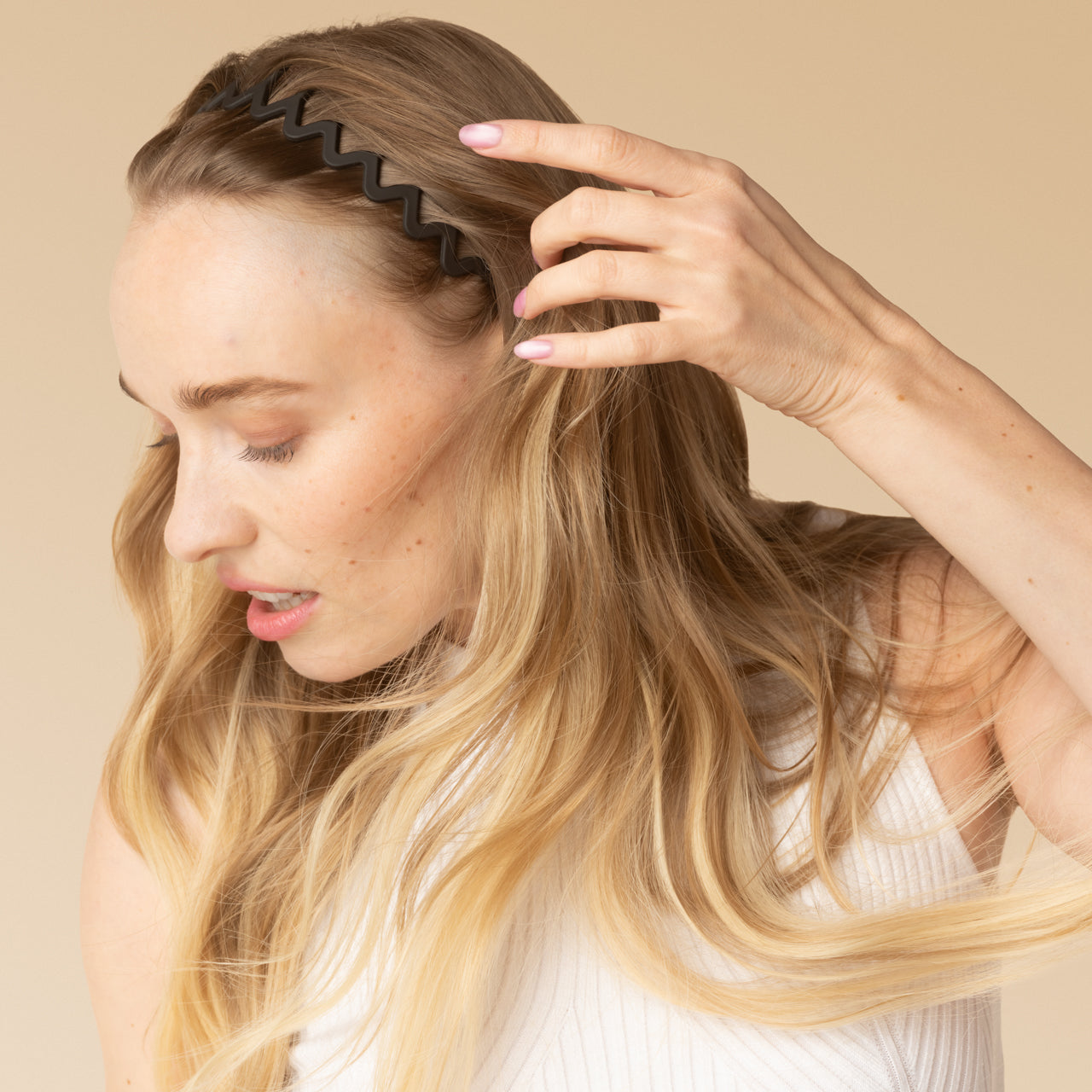 Zig Zag Headband 2pc- Black &amp; Tort