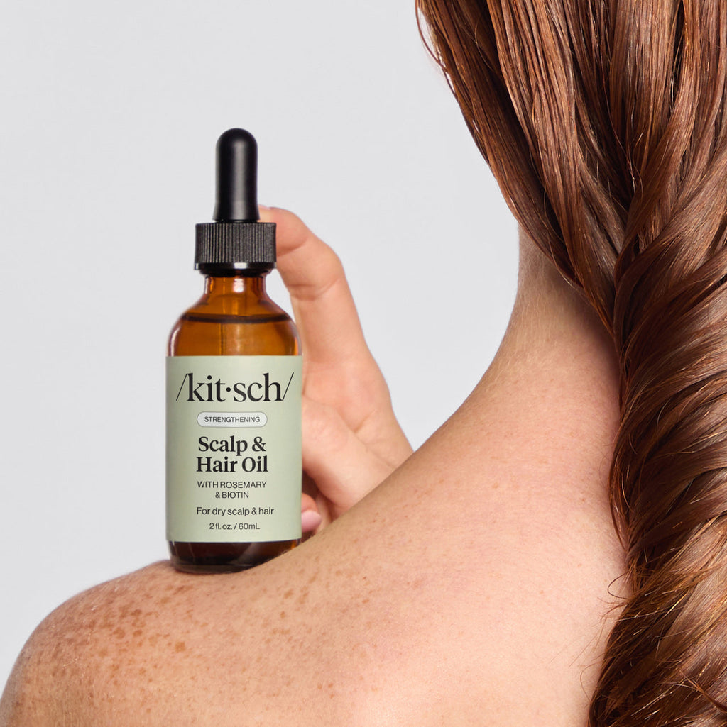 Strengthening Rosemary &amp; Biotin Scalp &amp; Hair Oil - 2fl oz./60mL