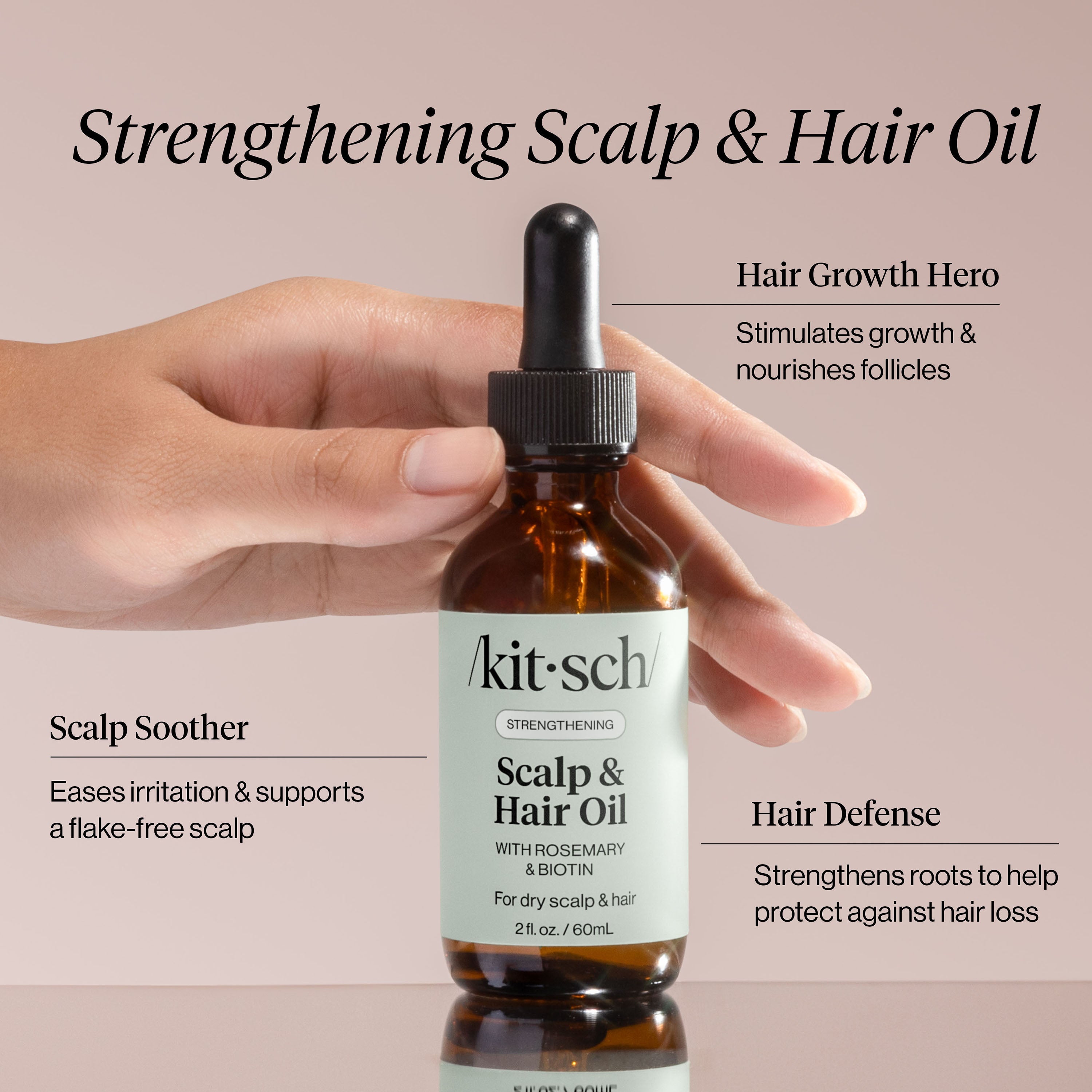 Strengthening Rosemary &amp; Biotin Scalp &amp; Hair Oil 3 Pack